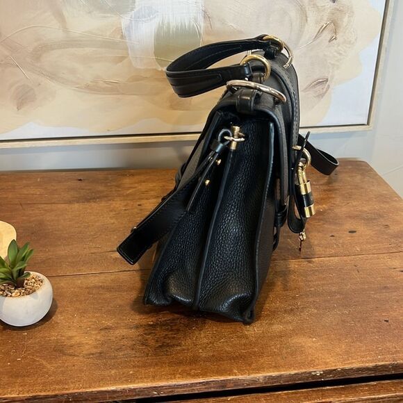 Chloe Aby Medium Leather Shoulder Bag - Picture 6 of 16